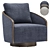 Elegant Swivel Armchair, Premium Design 3D model small image 3