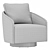 Elegant Swivel Armchair, Premium Design 3D model small image 5