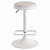 Modern Beige Adjustable Height Stool 3D model small image 4