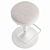 Modern Beige Adjustable Height Stool 3D model small image 6