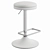 Modern Beige Adjustable Height Stool 3D model small image 7