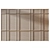 Elegant Wood Wall Panel Set 3D model small image 1