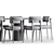  Modern Dining Set 94 3D model small image 5