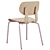 VG&P HD Stacking Chair - Designer Seating 3D model small image 6