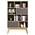 Nordic-3 Shelving Unit 3D model small image 7