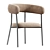 Sleek Oslo Armchair 2015 Model 3D model small image 3