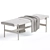 Stylish Daybench Dining Bench 3D model small image 2