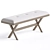 Raelyn Upholstered Wood Bench 3D model small image 3