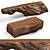 Natural Wood Table Collection 3D model small image 1