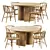 Modern Dining Set by Anothercountry 3D model small image 1