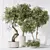 Artificial Indoor Plant Set Trio 3D model small image 2