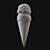 Two-Tone Ice Cream Cone 3D model small image 6