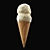 Two-Tone Ice Cream Cone 3D model small image 14