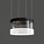 Sleek LED Glass Pendant Lamp 3D model small image 4