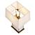 Quartz Panel Brass Bedside Lamp 3D model small image 5