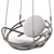 Brazilian Designer Pua Swing Sculpture 3D model small image 1