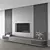 Modern TV Wall 3D Model 3D model small image 4