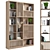 Modern High-Quality Shelving Unit 3D model small image 1