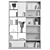 Modern High-Quality Shelving Unit 3D model small image 7