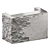 Concrete Reception Desk | Customizable 3D model small image 1