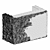 Concrete Reception Desk | Customizable 3D model small image 3