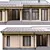 Single-Story Laminated Log House 3D model small image 3