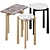 Arhaus Mari Martini Tables: Elegance in Geometry 3D model small image 3