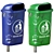  Urban Collection Trash Bin 3D model small image 3