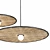 Rattan Pendant Light 100cm Wide 3D model small image 3