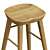 Modern Velvet Counter Stool 3D model small image 4