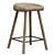  Sleek Modern Counter Stool 3D model small image 1