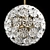 Elegant Moira Ball Chandelier Lighting 3D model small image 7