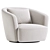 Sleek Walter Knoll Ishino Lounge 3D model small image 4