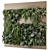 Modern Vertical Garden Wooden Set 3D model small image 1