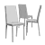 Modern Sveva Chair & Shangai Table 3D model small image 7