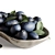 Plums on Elegant Plate Rendering Assets 3D model small image 4