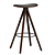 Sleek Modern BCTD Bar Stool 3D model small image 2