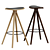 Sleek Modern BCTD Bar Stool 3D model small image 3