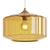 Industrial Glass Metal Pendant Lamp 3D model small image 3