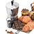 Croissant Chocolate Coffee Breakfast Kit 3D model small image 6