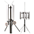 4K PBR Texture Radio Antennas 3D model small image 2