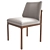 Elegant Kesden Dining Chair 3D model small image 3