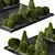 All-Weather Plant Garden Set. 3D model small image 3