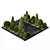 All-Weather Plant Garden Set. 3D model small image 5