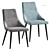 Laura Velvet Dining Chair 3D model small image 4