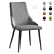 Laura Velvet Dining Chair 3D model small image 7