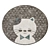 Round Cat Children's Rug 3D model small image 3