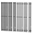 Electric Heated Towel Rails Set 3D model small image 2