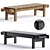 Modern Sergio Rodrigues Leif Bench 3D model small image 4