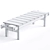 Modern Sergio Rodrigues Leif Bench 3D model small image 3